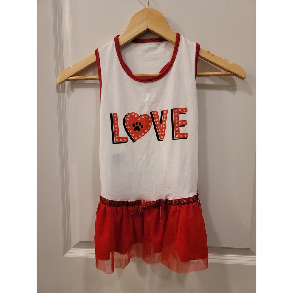 Hotel Doggy True Love Red Tulle Dress